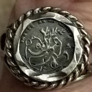 Vintage Chinese Panda Bear Coin Ring Copy